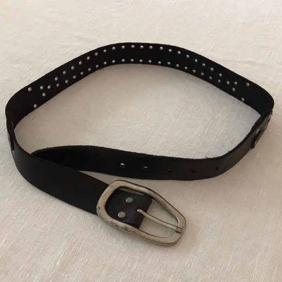 Linea Pelle Genuine Leather Brown Belt Size S - Picture 1 of 7